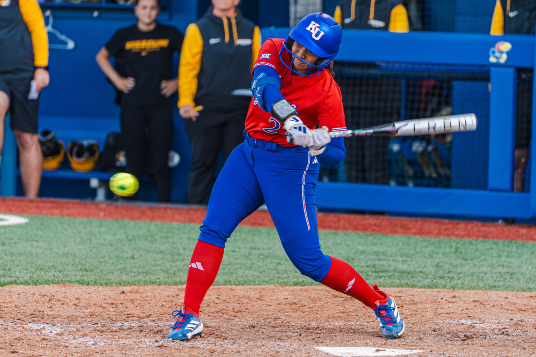 Late home run dooms KU softball in 4-2 loss to Missouri